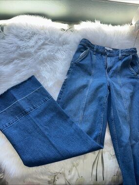 GAP High Stride Light Blue Denim Jeans